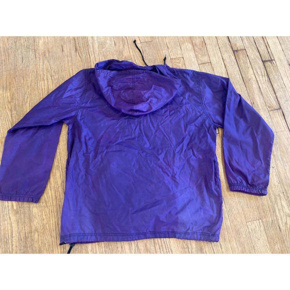 Marika Sport Performance Vintage Y2K Purple Anorak Hooded Pullover Jacket L - Picture 6 of 6